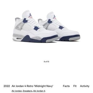 Air Jordan 4 Retro Midnight Navy